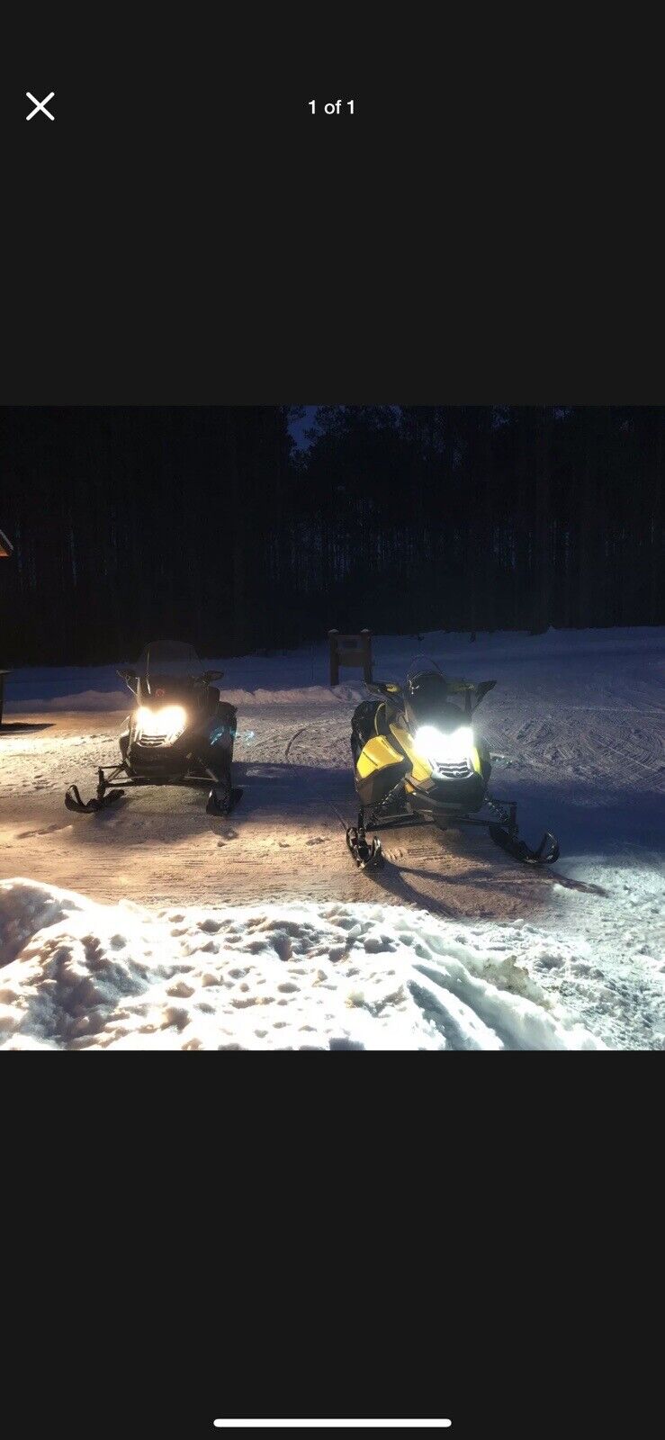 1998 Skidoo Tundra Snowmobile LED Headlight Kit