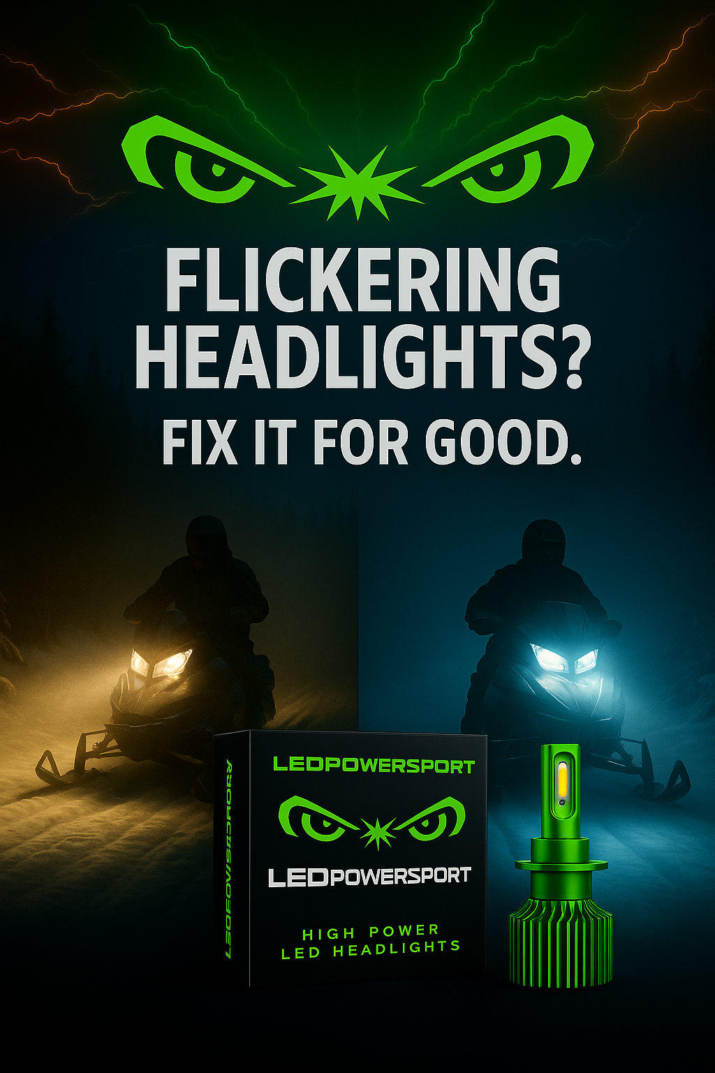 Fix Flickering Snowmobile LED Headlights – Real Solutions for Riders ...