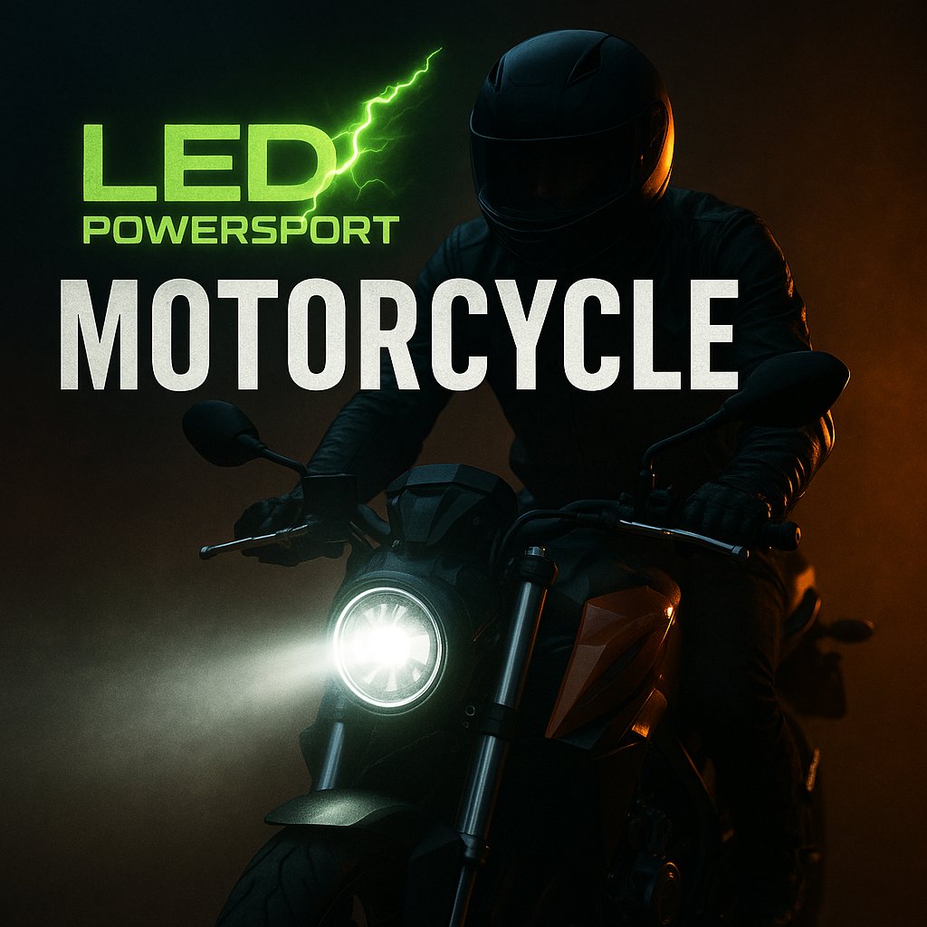 Motorcycle LED Headlight Kits | Bright White LED Lights for Bikes ...