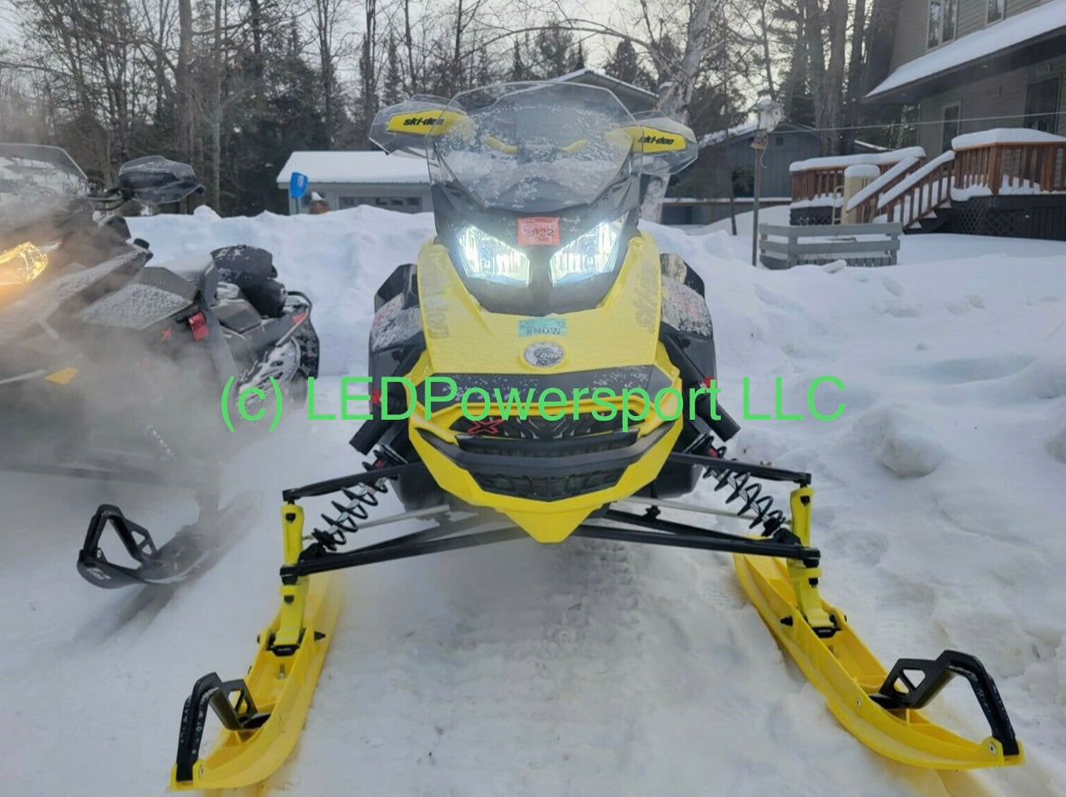 2023 Ski Doo Expedition LED Headlight Kit Plug & Play - High & Low Beam Warranty