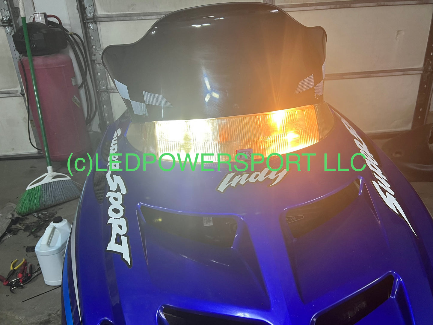 2000 Polaris Indy 550 Super Sport supersport Snowmobile LED Headlight Kit Plug & Play No Mods Low Beam