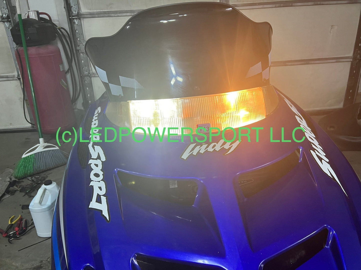 2000 Polaris Indy 700 XC Deluxe 45th Anniversary Snowmobile LED Headlight Kit Plug & Play No Mods Low Beam