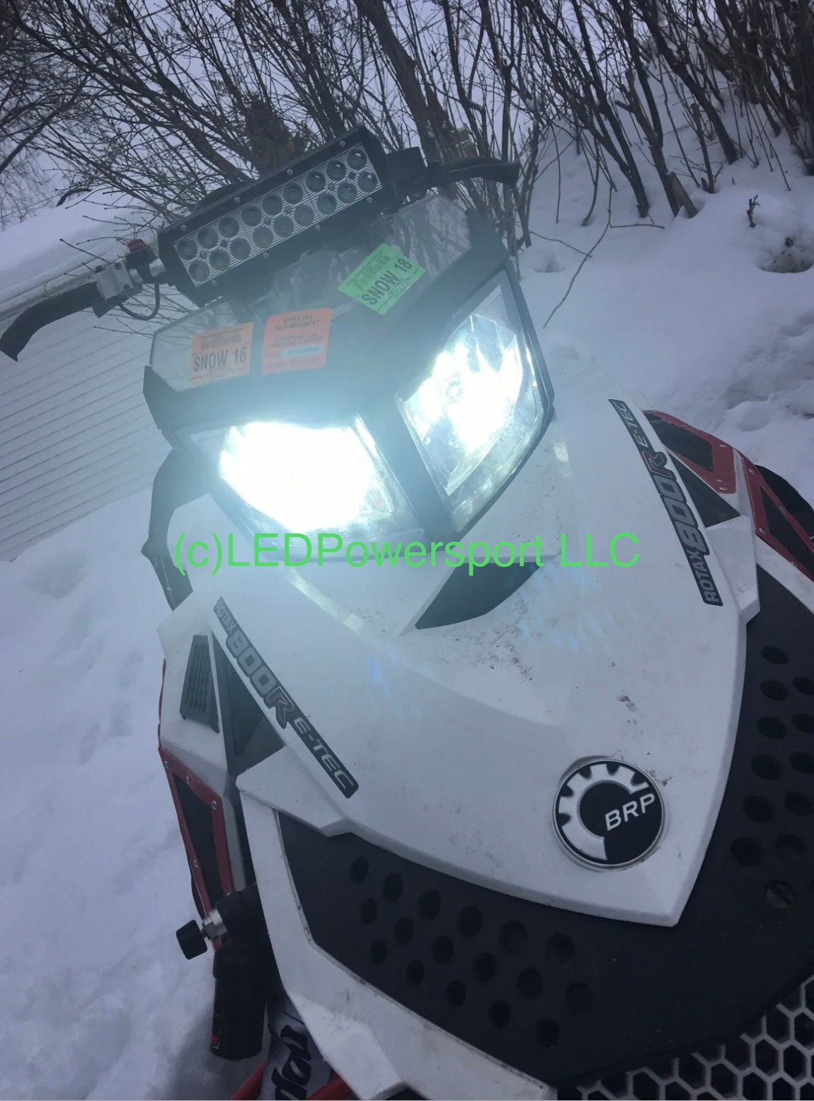 2015 Skidoo MXZ X 800 Snowmobile LED Headlight Kit