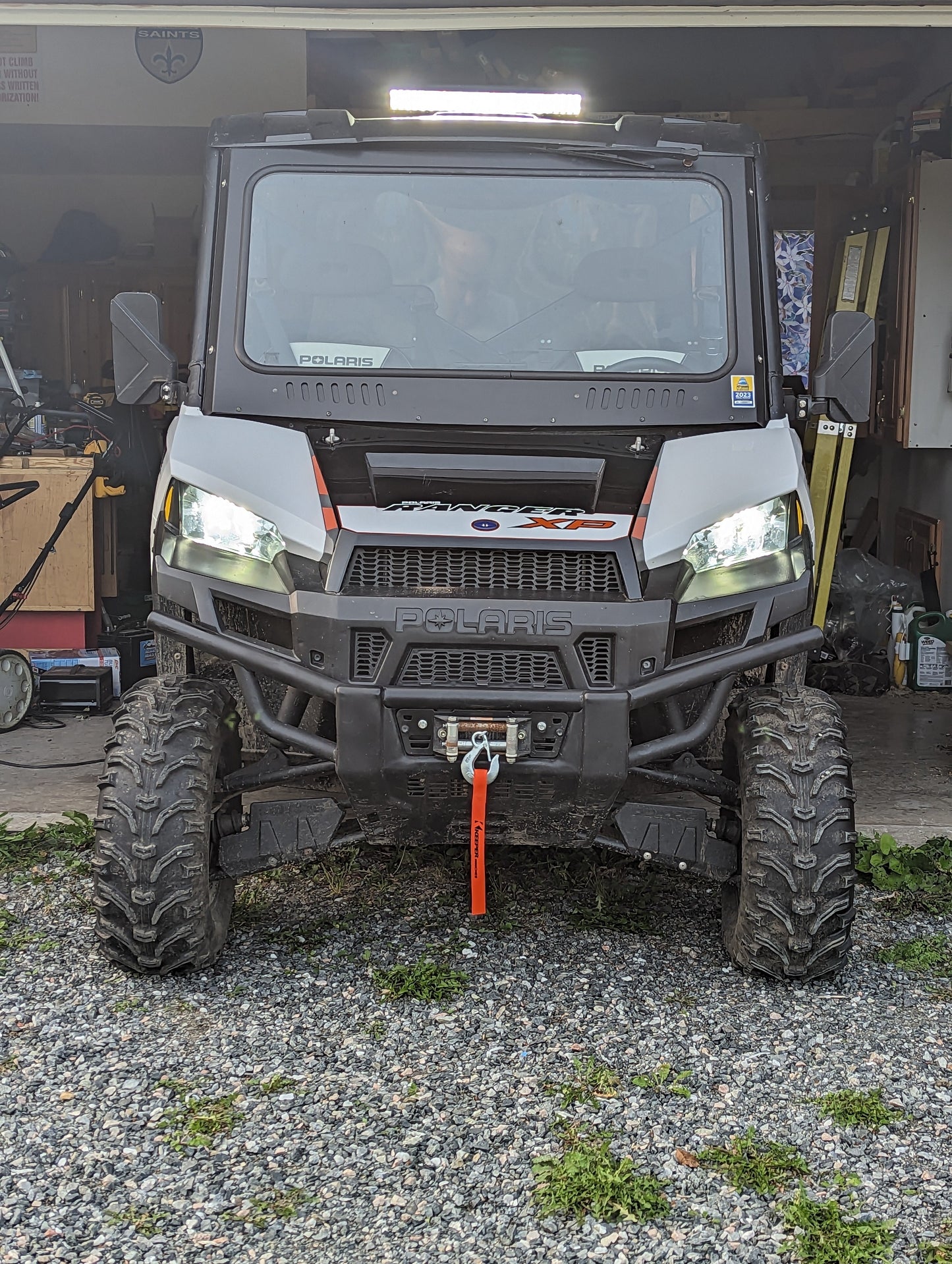 2019 polaris Ranger 900 XP LED HEADLIGHT Conversion KIT UPGRADE Plug & Play