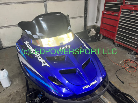 2000 Polaris Indy Sport Snowmobile LED Headlight Kit Plug & Play No Mods Low Beam