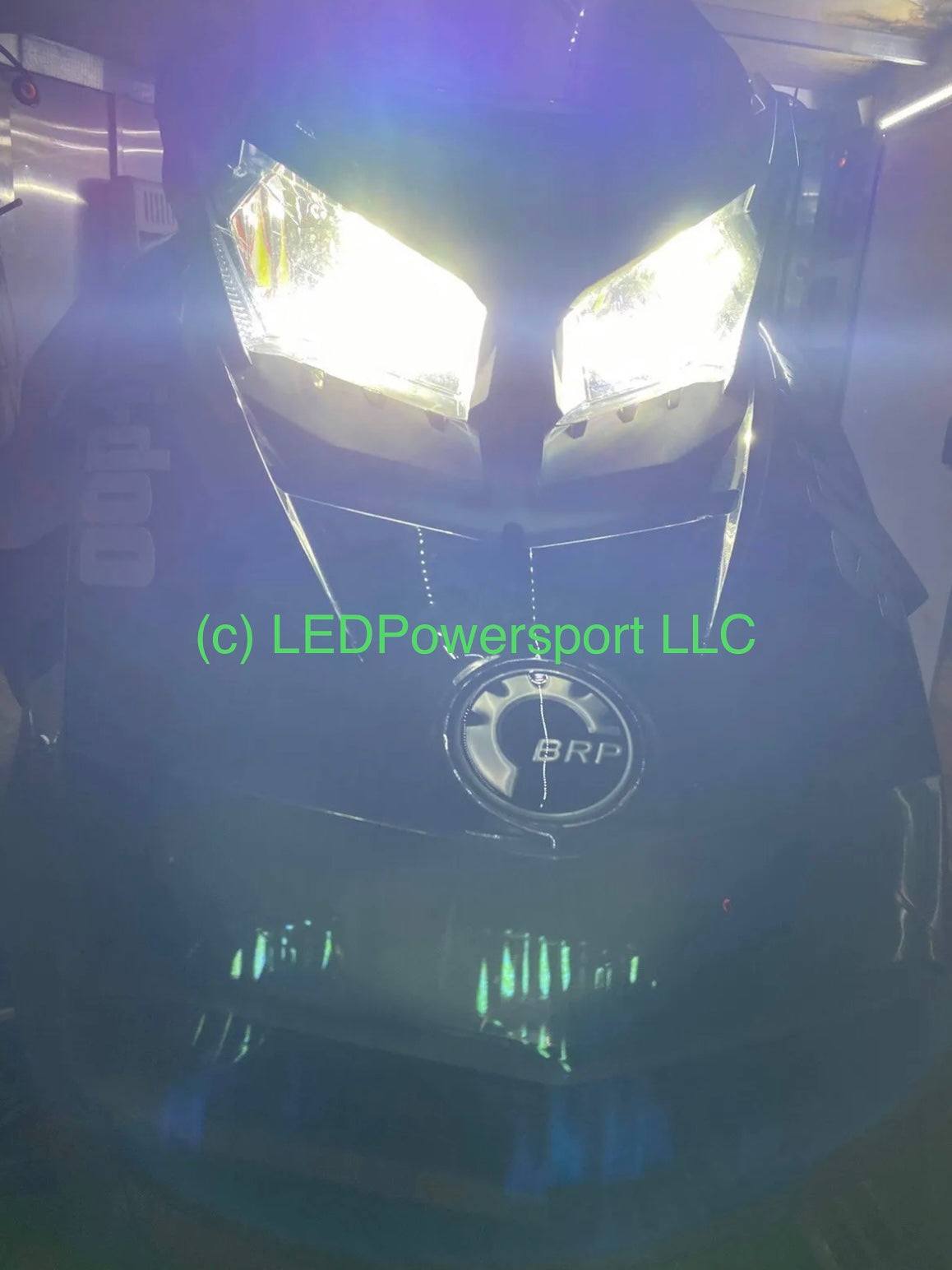 2022 SkiDoo Renegade adrenaline 850 Etec LED Headlight Upgrade kit