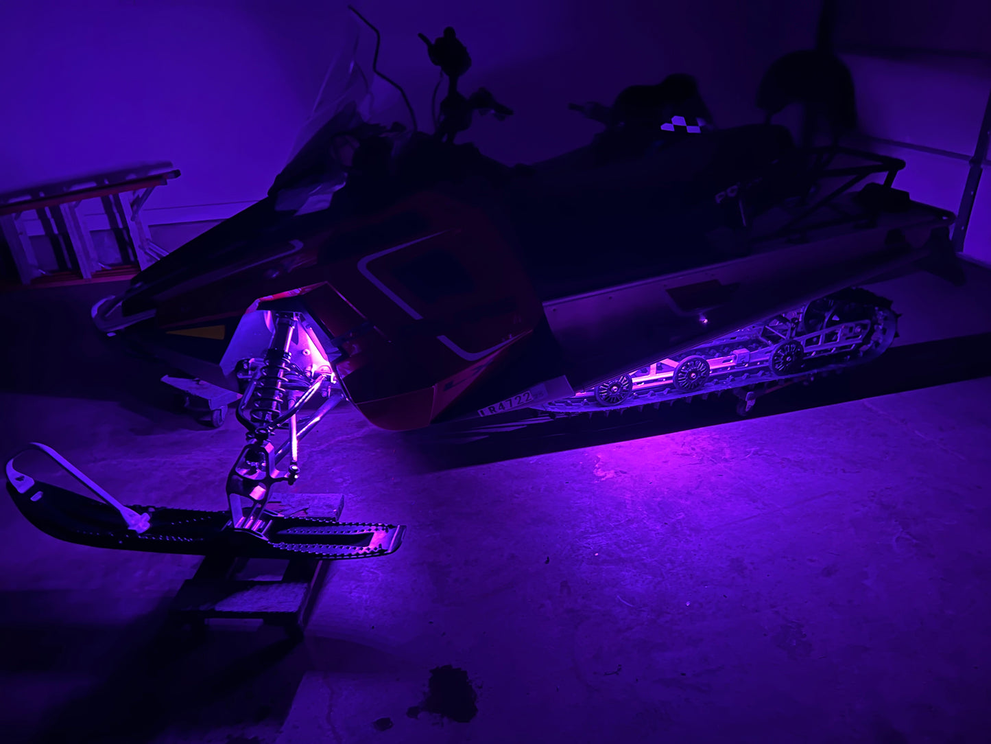 PURPLE Snowmobile LED Under glow Strip lighting underglow spool 5050 SMD waterproof