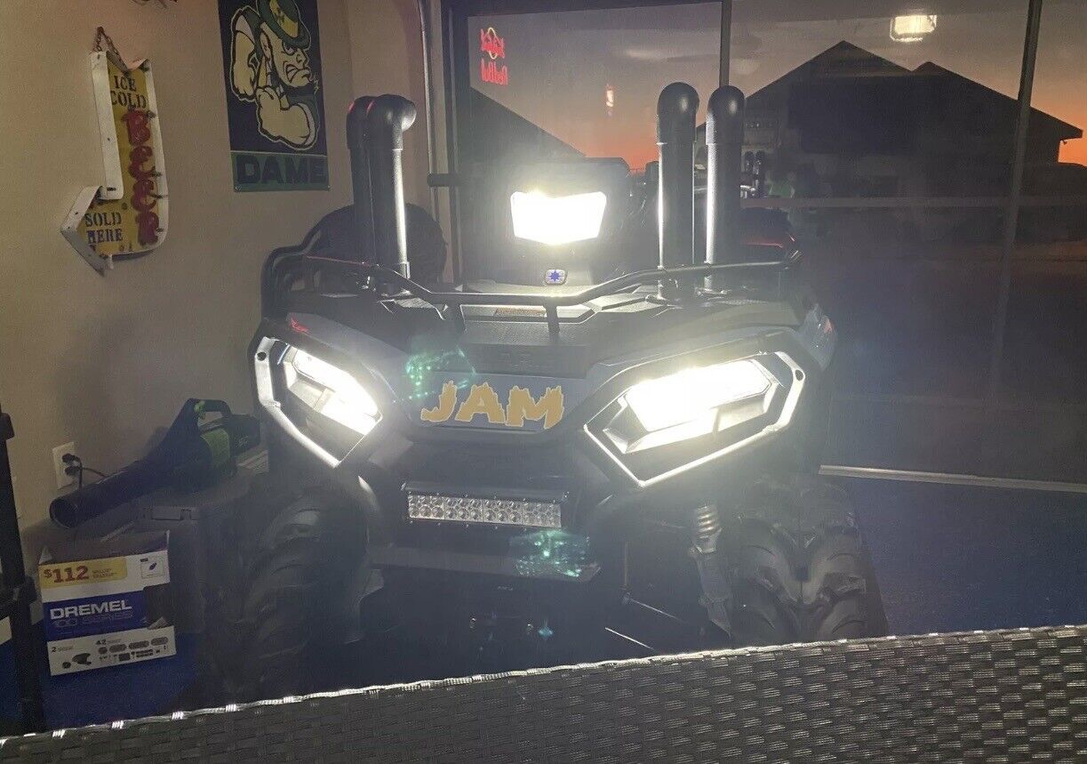 2020 Can Am Defender UTV LED Headlight Upgrade Kit Plug & Play LED 6000K (NEW 15,000 LM Rated LEDS)