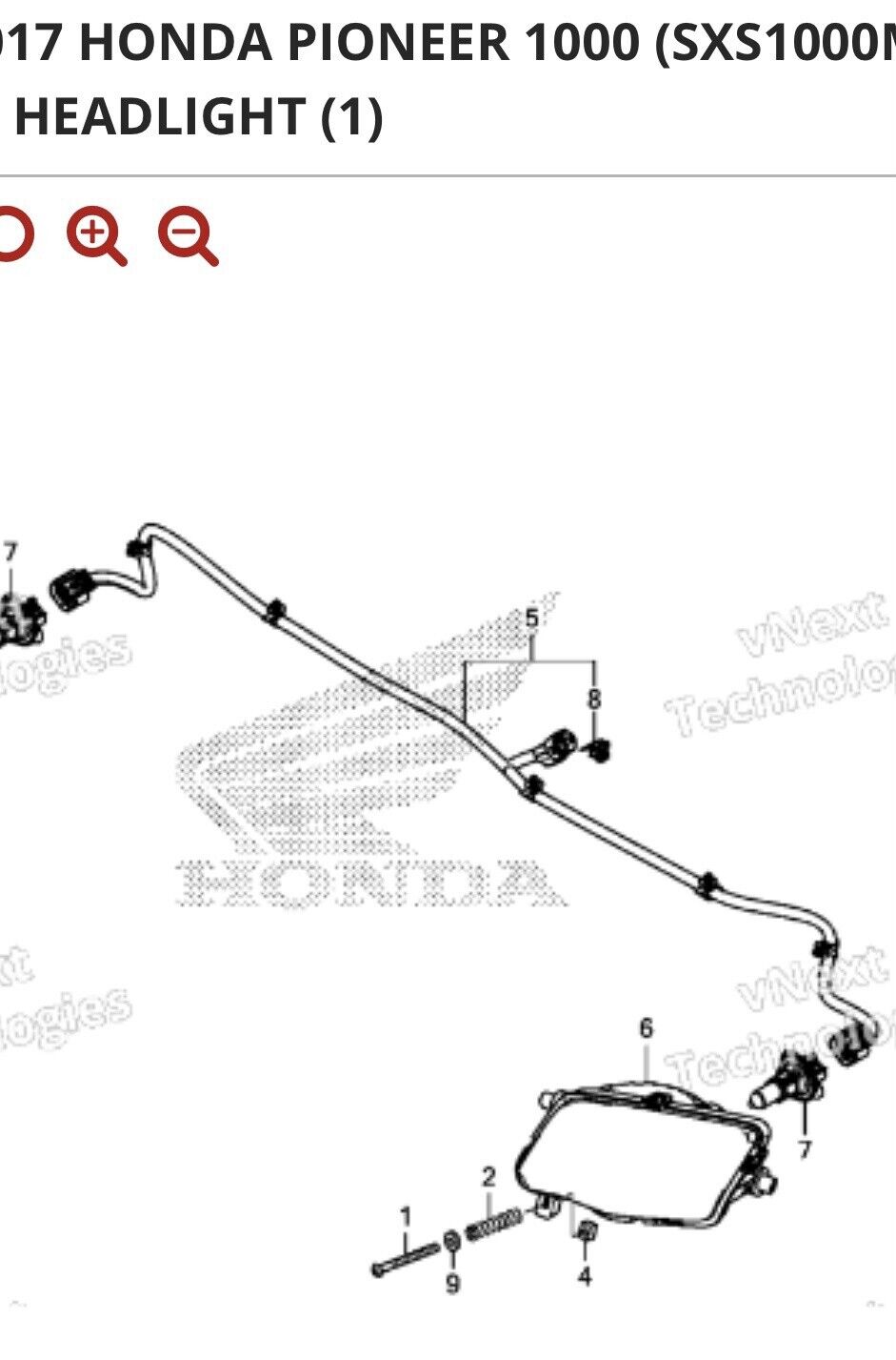 2024 Honda Pioneer 1000 UTV LED Headlight Kit