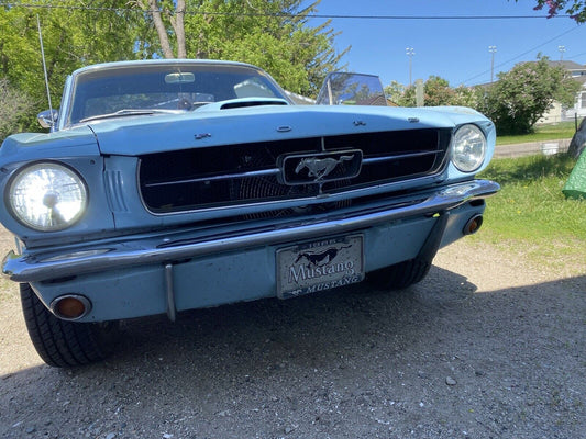 1965 Ford Mustang LED Headlight conversion H4 bulbs