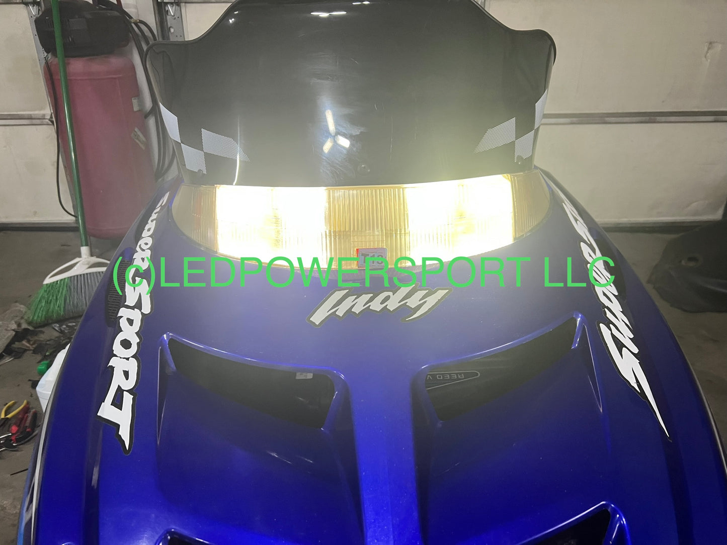 2000 Polaris Indy Sport Snowmobile LED Headlight Kit Plug & Play No Mods Low Beam