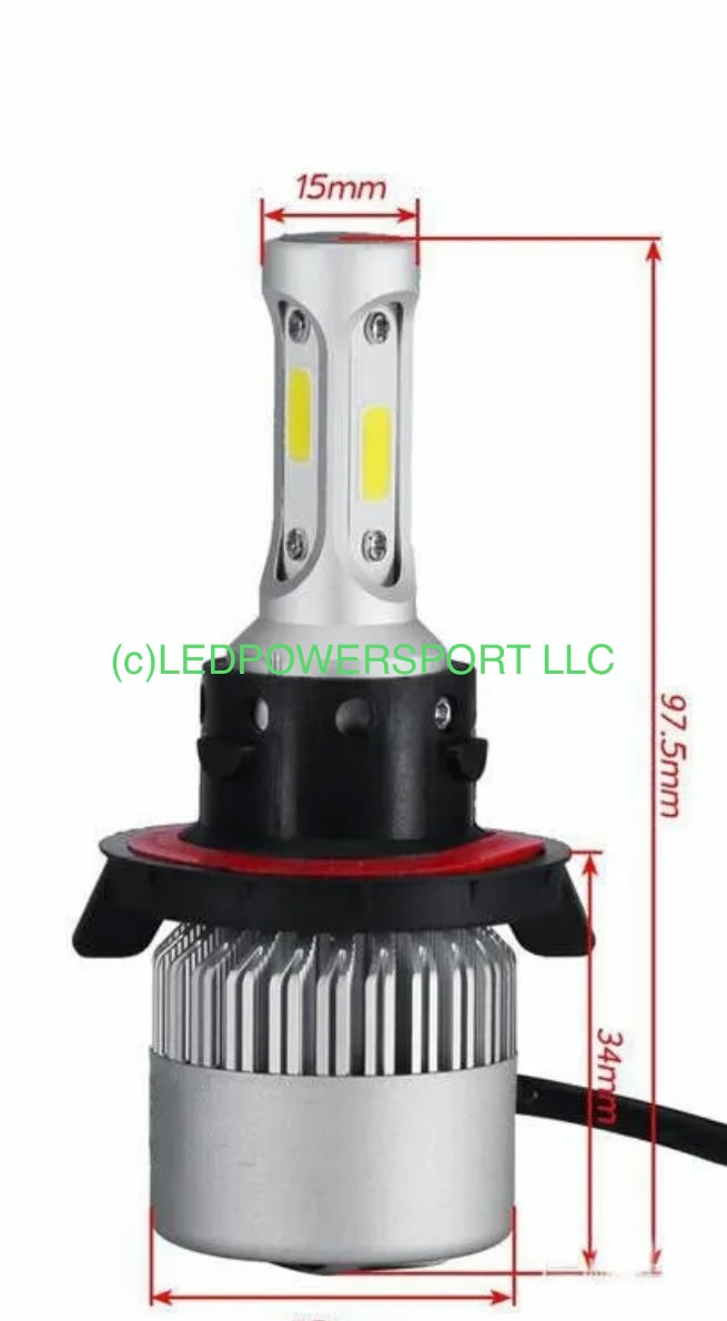 2021 SkiDoo MXZ X 850 LED Headlight Kit Plug & Play