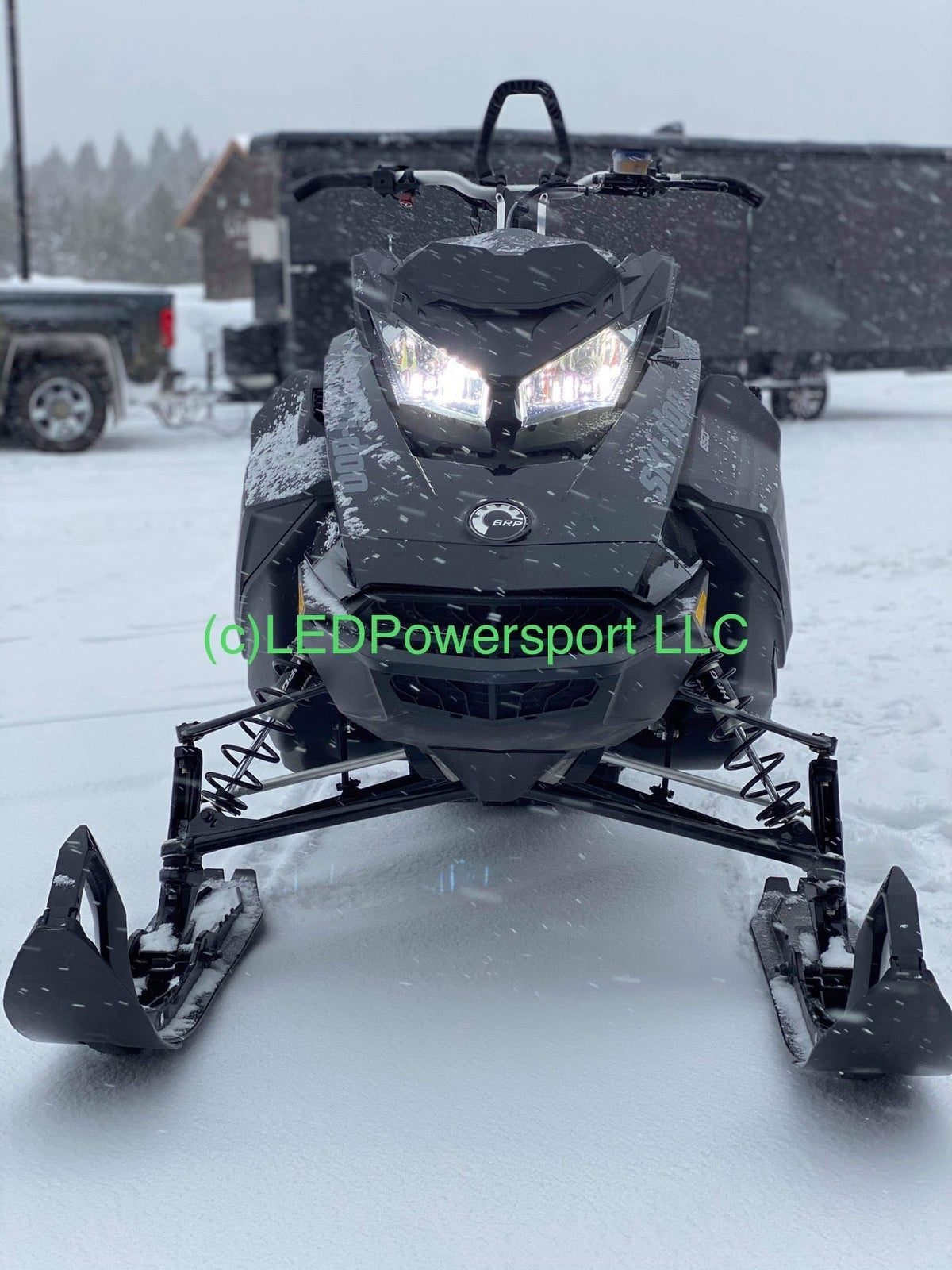 Light Snowmobile 2025 Skidoo Summit 600 EFI Snowmobile LED Headlight Kit Plug & Play