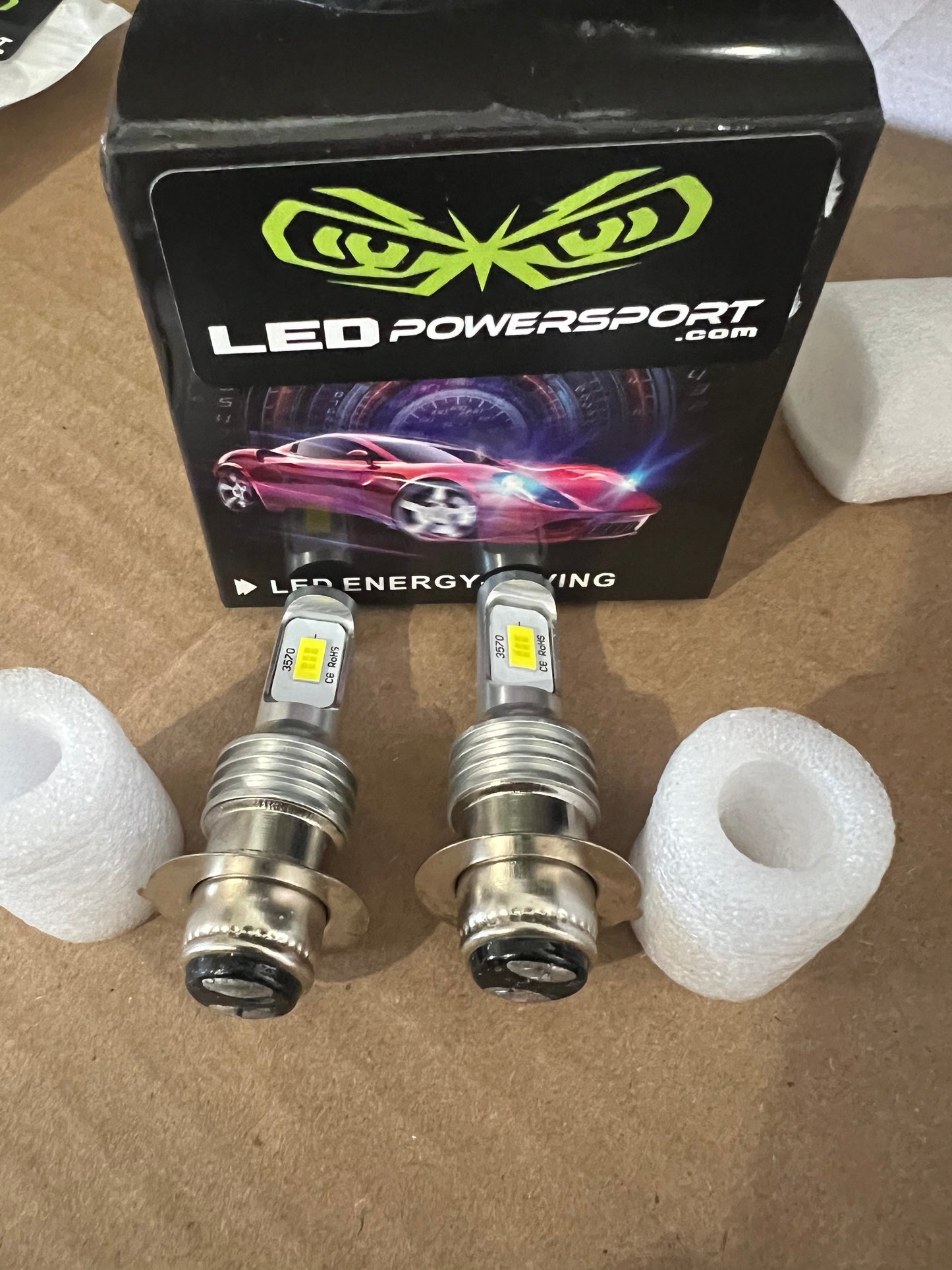 LED Headlight kit for 2008 Yamaha Rhino 450 PLUG & PLAY! Upgrade