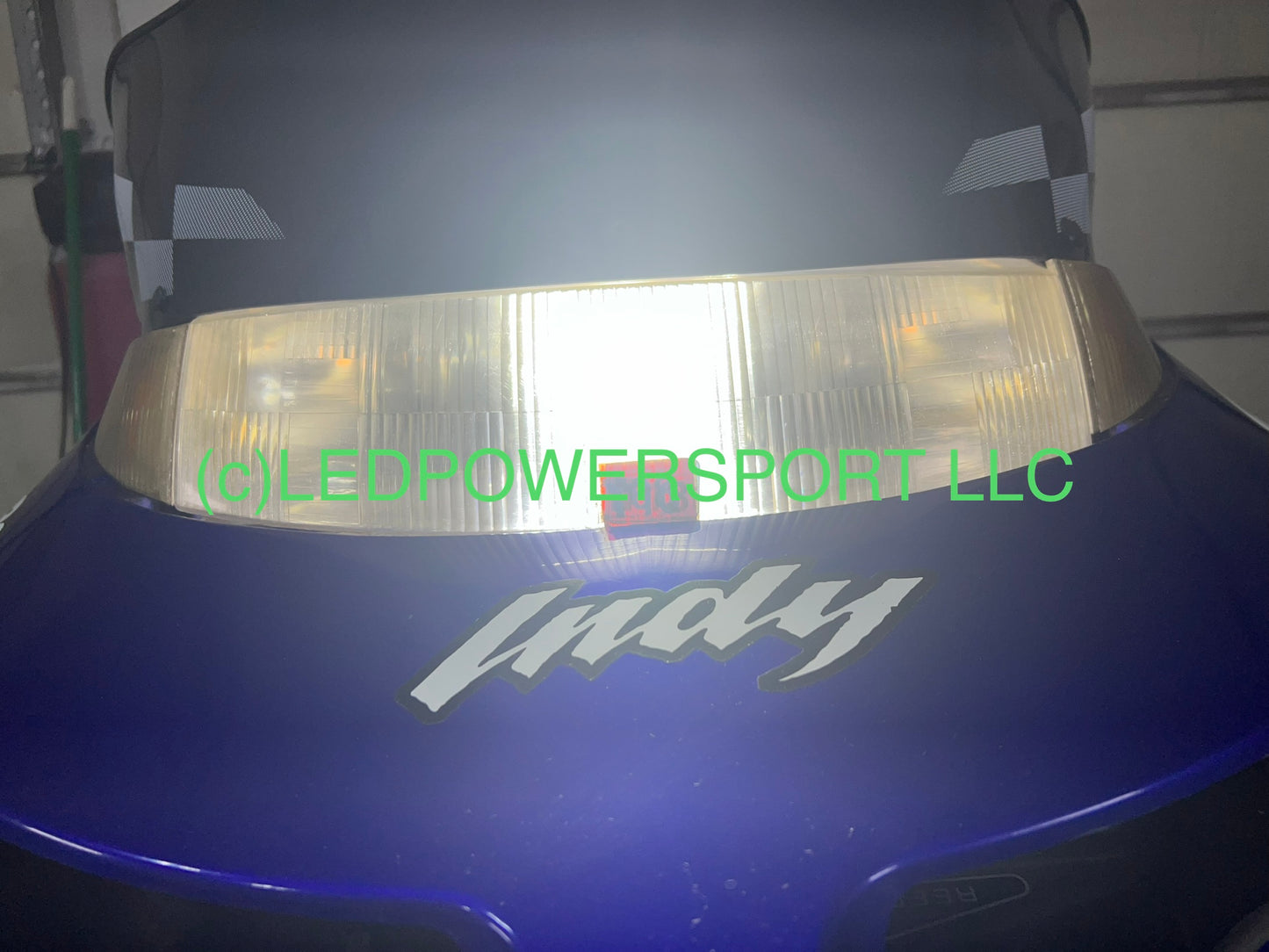 2000 Polaris Indy 550 Super Sport supersport Snowmobile LED Headlight Kit Plug & Play No Mods Low Beam