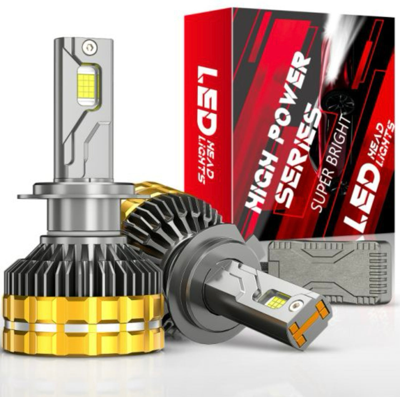 NEW 2025 HIGH POWER SERIES 300 WATT LED Headlight Conversion Kit (LEDPowersport Brand)