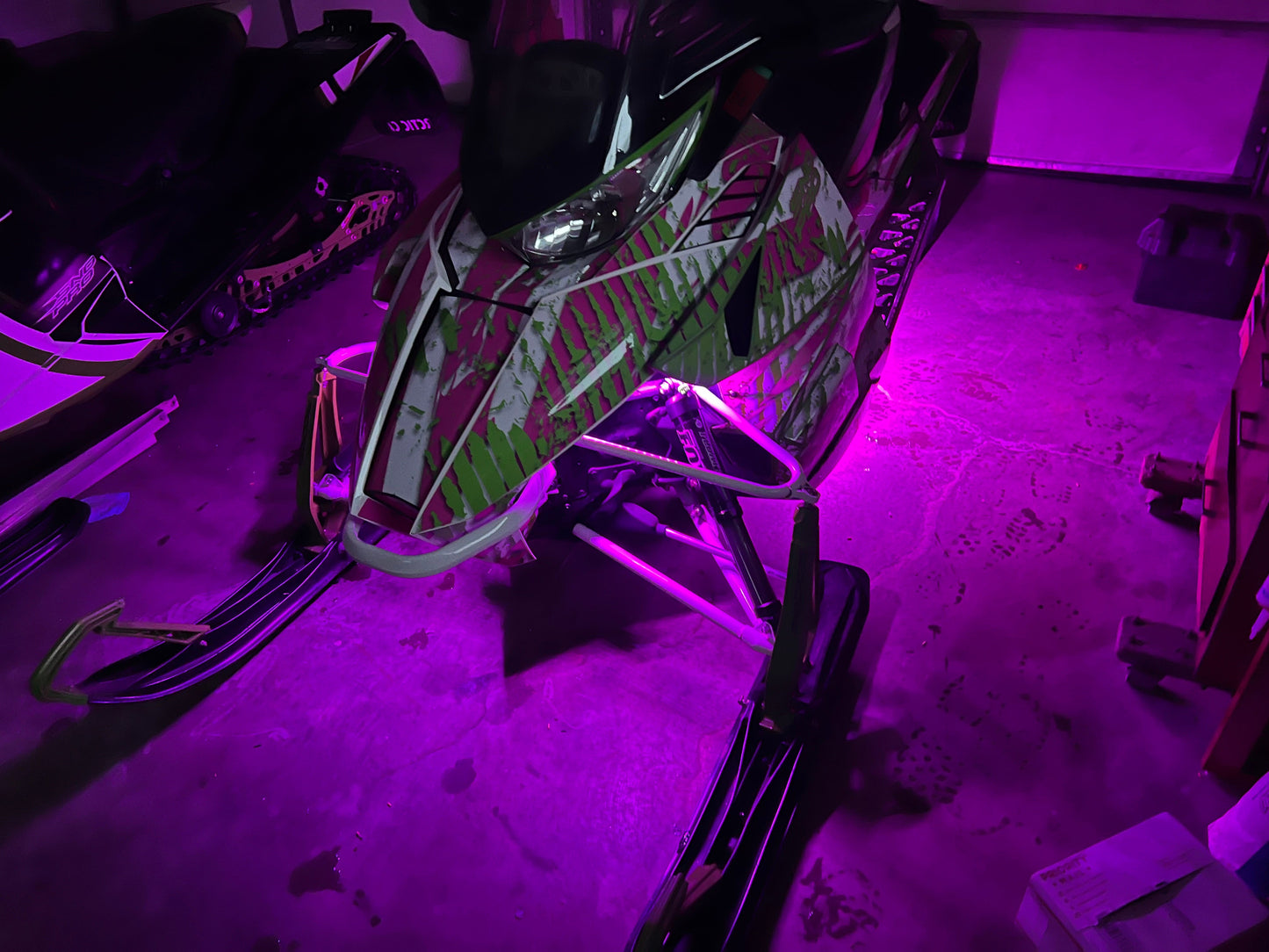 PURPLE Snowmobile LED Under glow Strip lighting underglow spool 5050 SMD waterproof