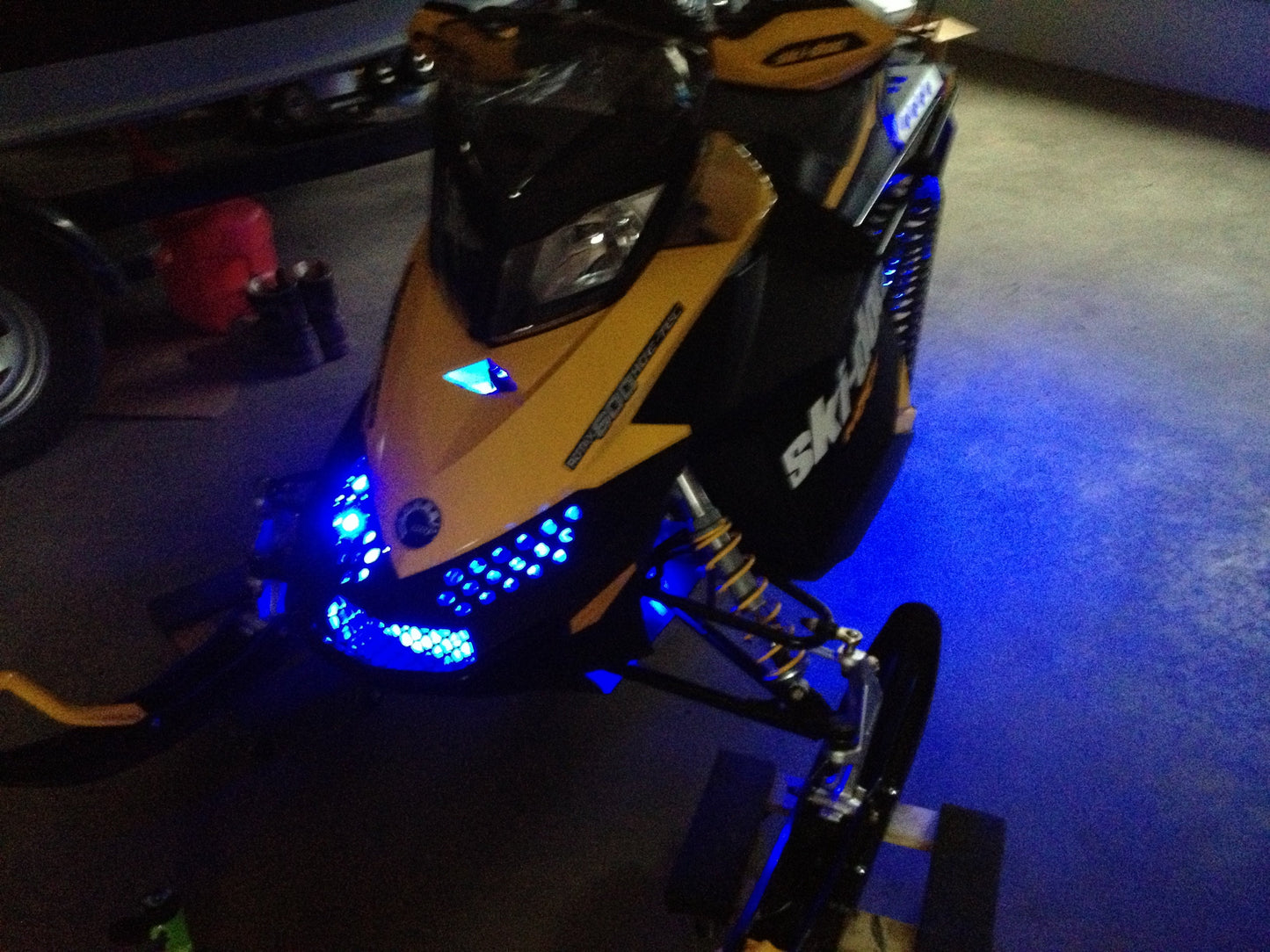 YELLOW Snowmobile LED Under glow Strip lighting underglow spool 5050 SMD waterproof