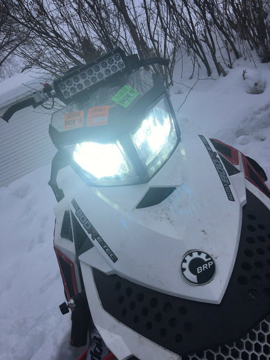 2014 Ski Doo skidoo Renegade LED Headlight Kit Plug & Play SOLD BY SNOWMOBILER