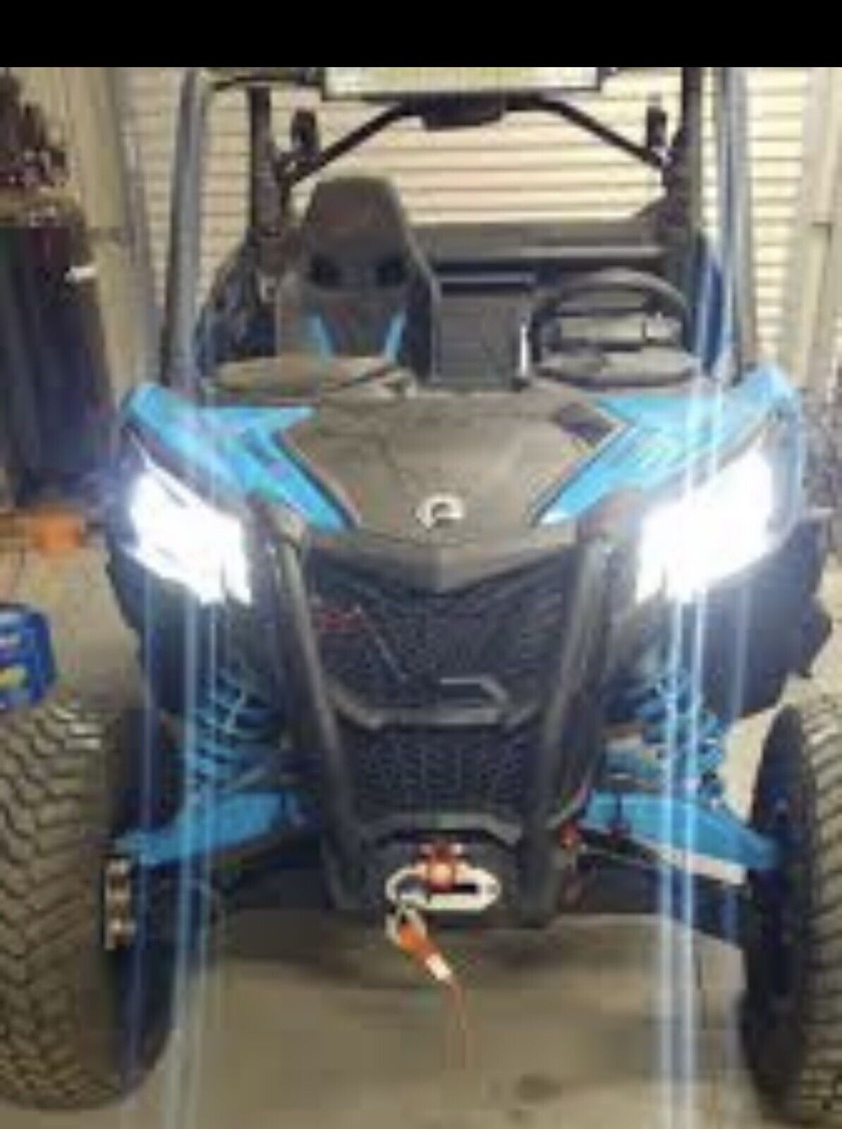 2023 Can Am Maverick Trail UTV LED Headlight Kit (Fanless 90 Degree HIGH Output Bulbs)