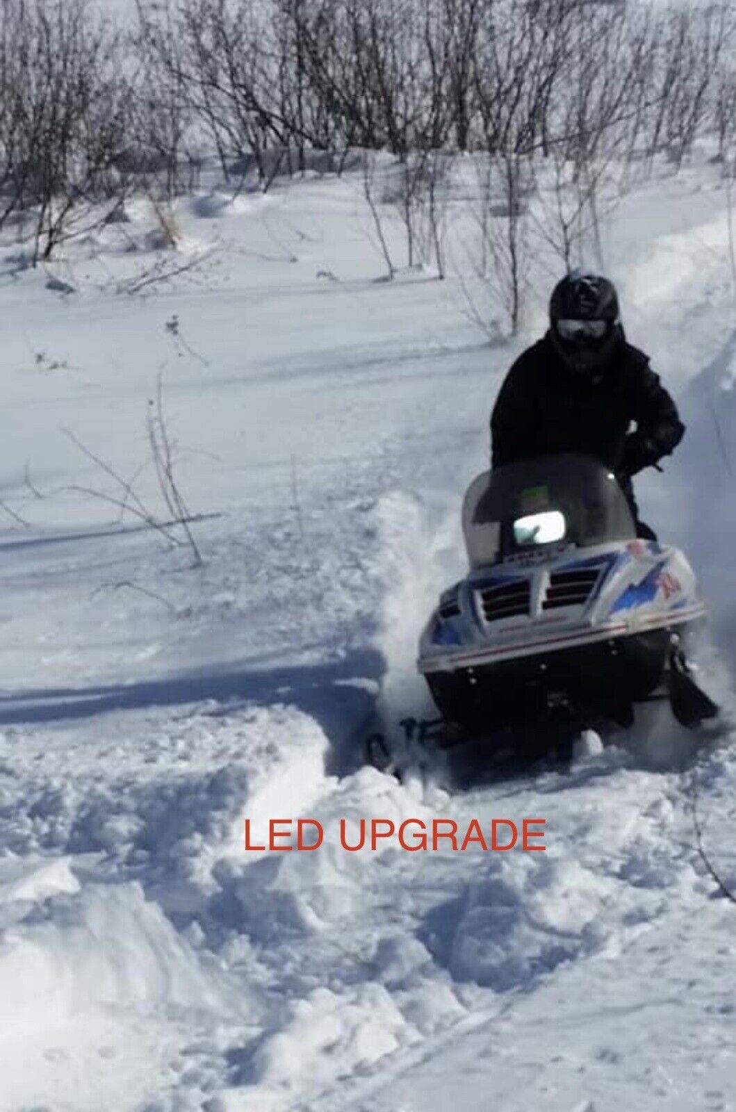 1995 Polaris XCR 600 LED Headlight Kit Plug & Play SOLD BY SNOWMOBILER