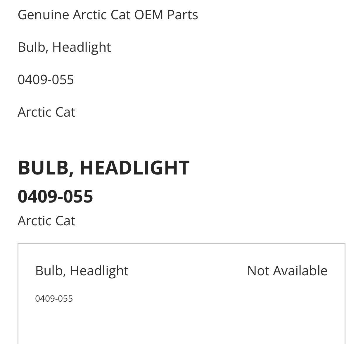 2005 Arctic Cat 400 ATV LED Headlight Upgrade Kit 8000k