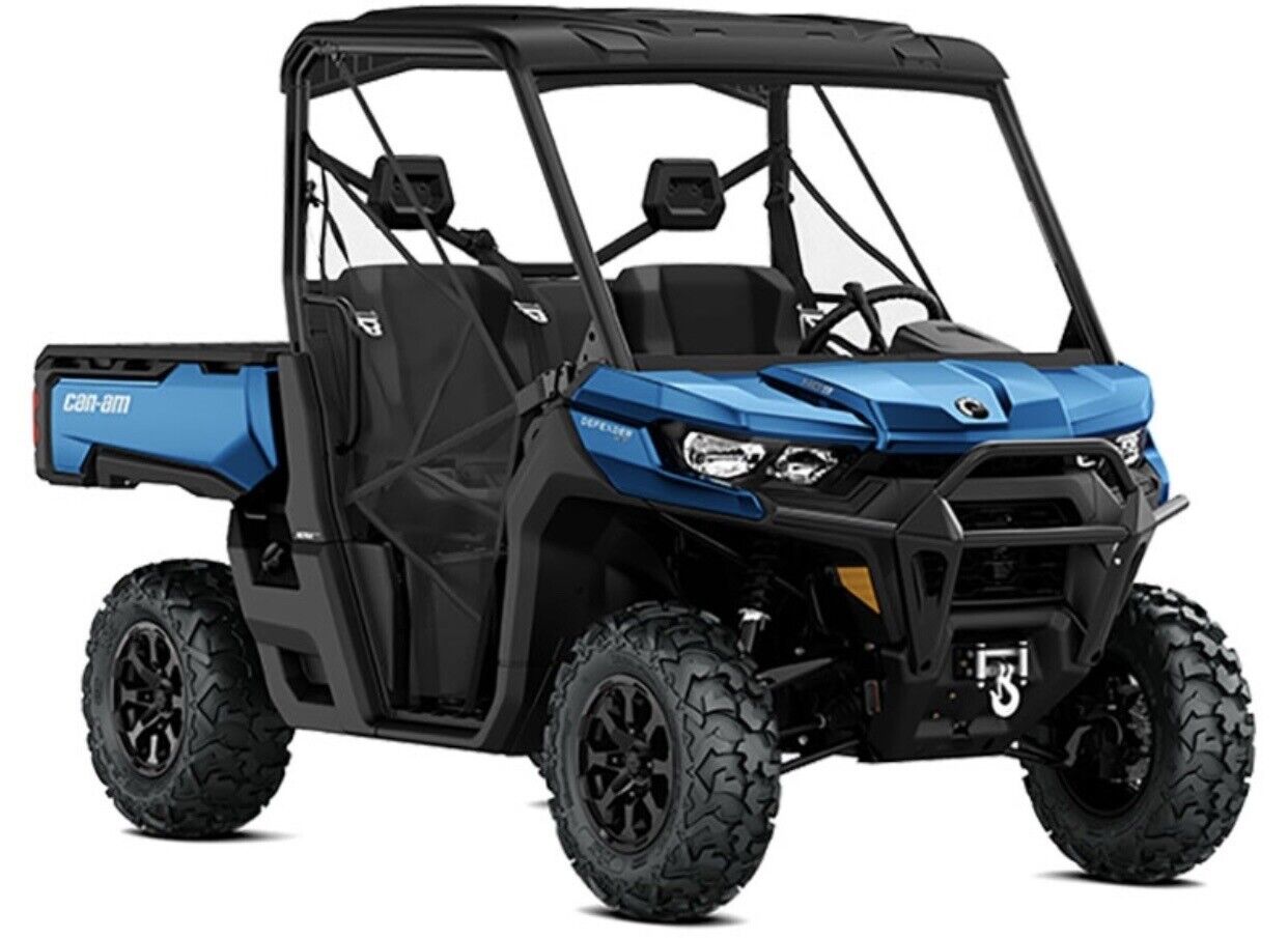 2022 Can Am Defender UTV LED Headlight Kit (8000K BLUE)