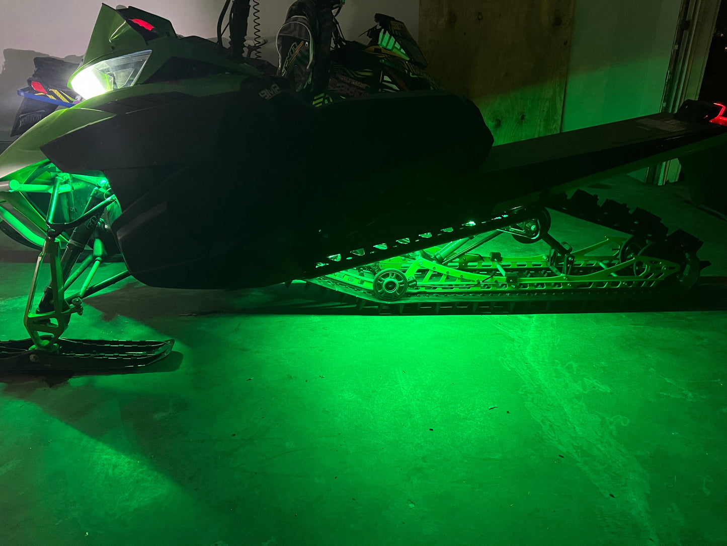 GREEN Snowmobile LED Under glow Strip lighting underglow spool 5050 SMD waterproof
