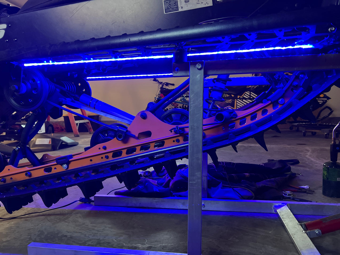 BLUE Snowmobile LED Under glow Strip lighting underglow spool 5050 SMD waterproof