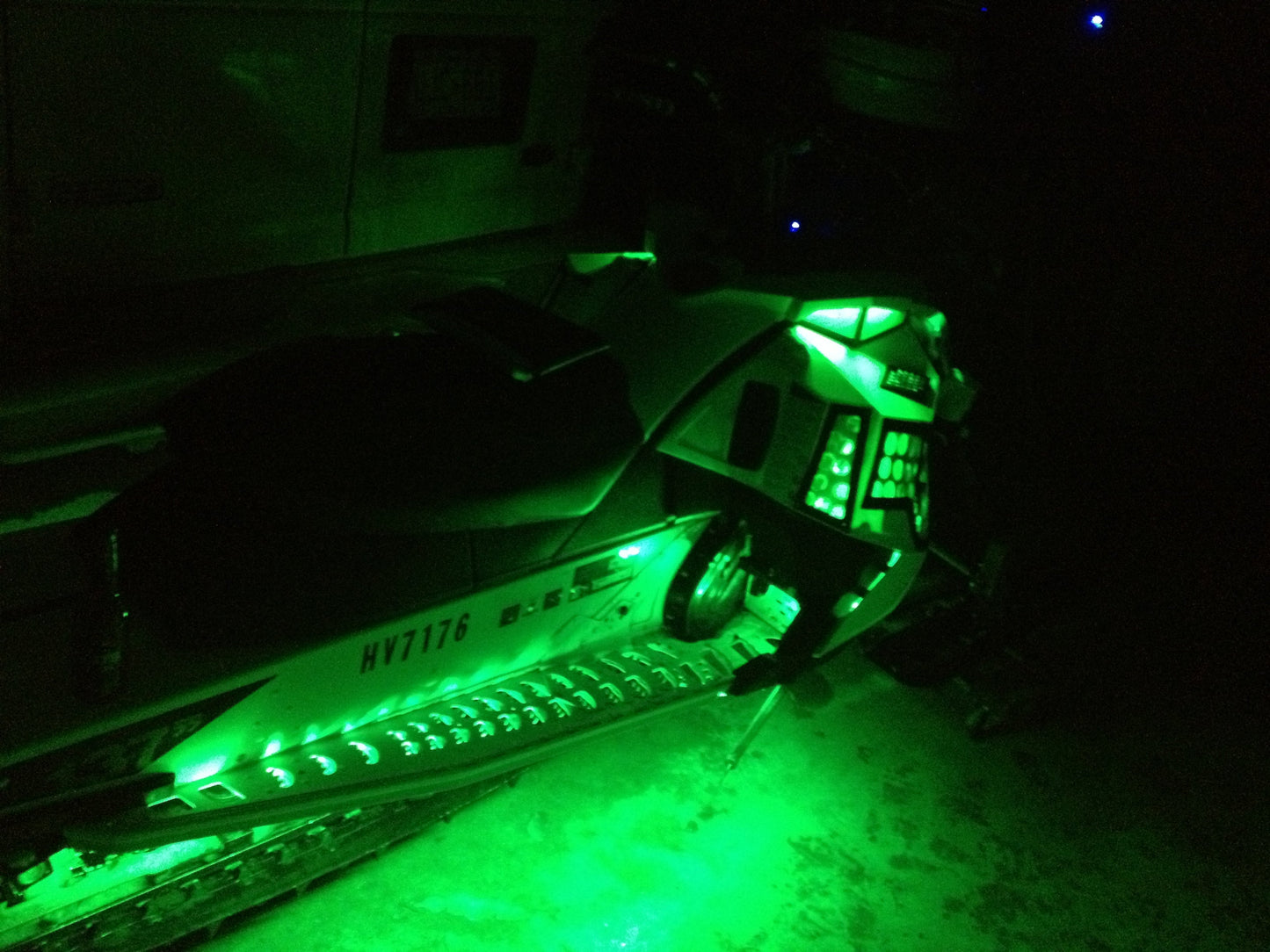 GREEN Snowmobile LED Under glow Strip lighting underglow spool 5050 SMD waterproof