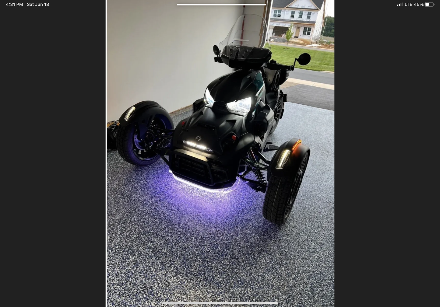 Can-Am Spyder RT, RT-S, Limited Motorcycle LED (Fog Light Bulb Conversion Kit)