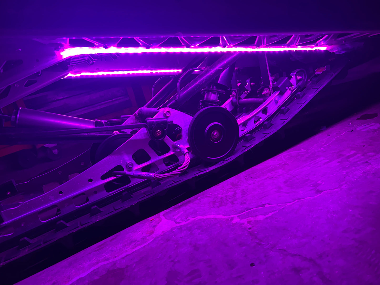 PURPLE Snowmobile LED Under glow Strip lighting underglow spool 5050 SMD waterproof